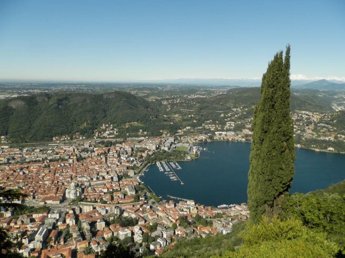 Il Sole, Grande Appartamento In Collina Brunate Exterior foto