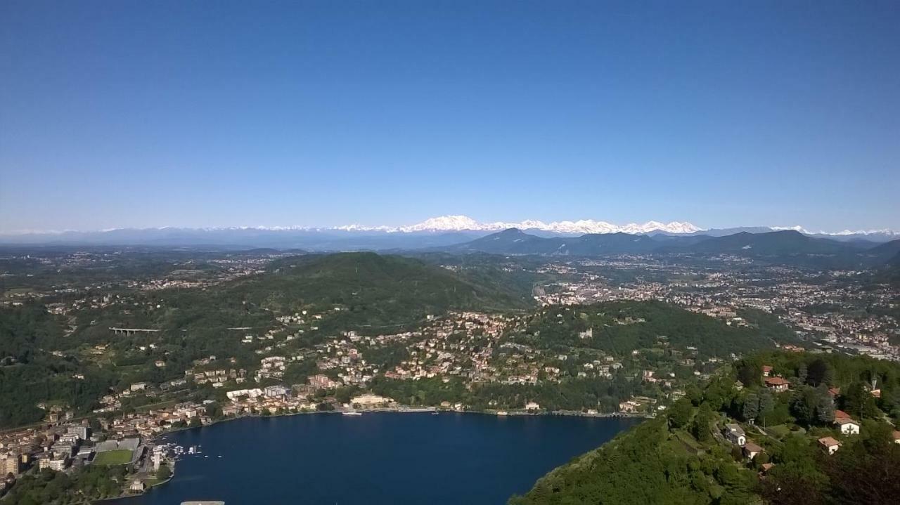 Il Sole, Grande Appartamento In Collina Brunate Exterior foto
